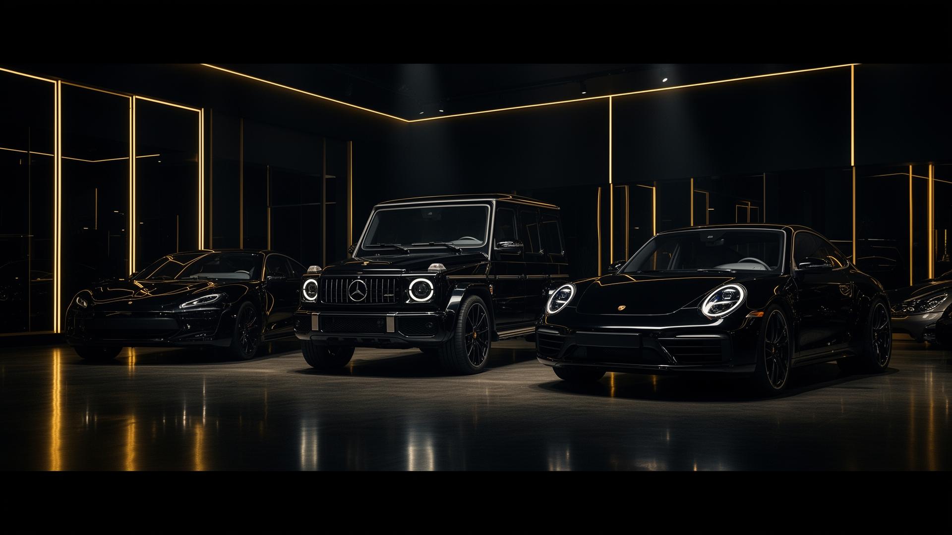 Axis Auto Los Angeles luxury automotive concierge showroom with collector cars